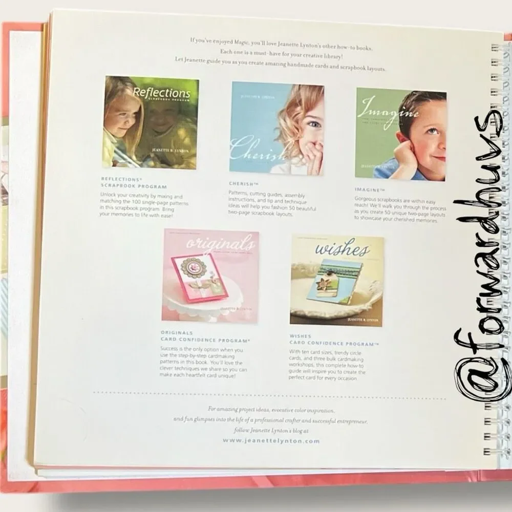 Magic by Jeanette R. Lynton – 35 Layout Scrapbook Patterns + DVD